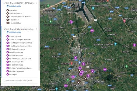 Meetnet Brugge lucht- en mobiliteitssensoren