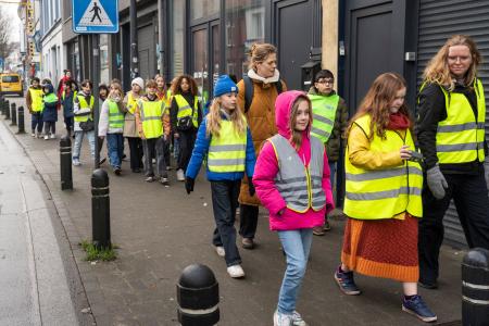 Out and about measuring air quality ©Stad Gent